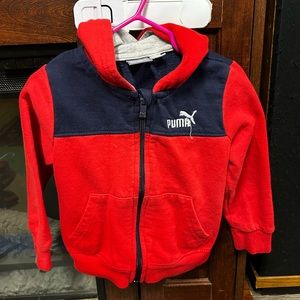 Puma sweatshirt zip up
